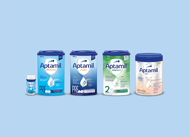 Aptamil Produkt Range
