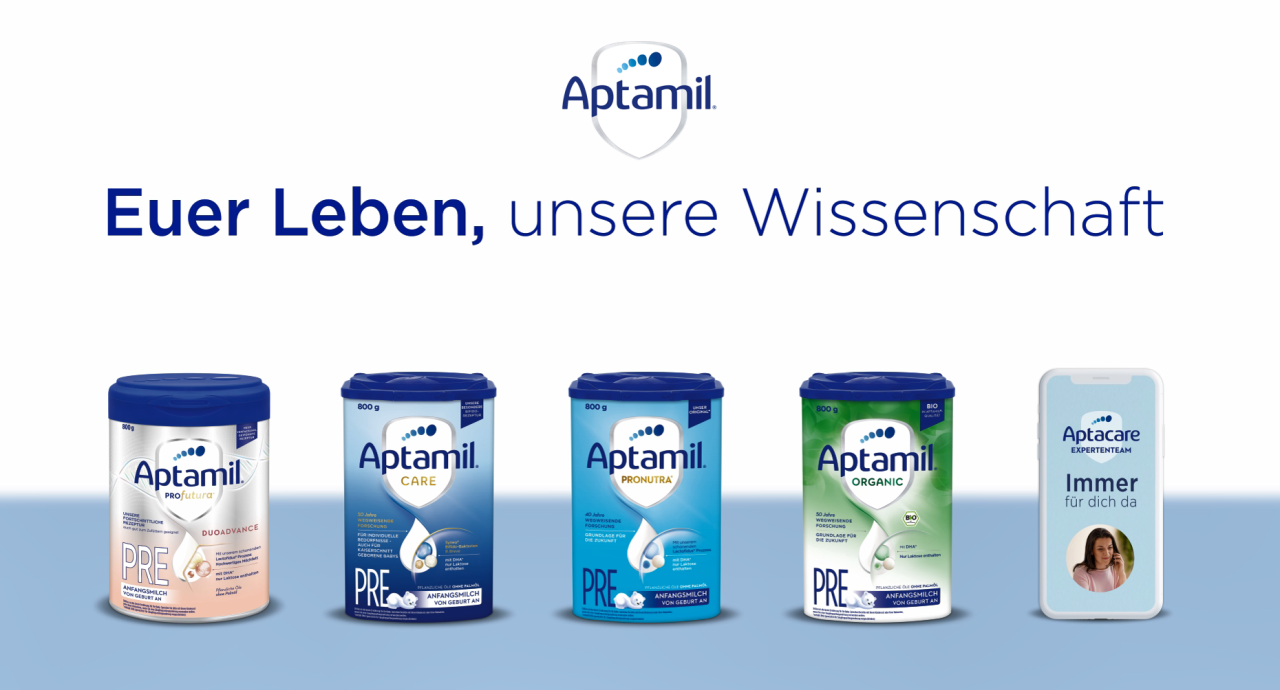 Aptamil - Euer Leben, unsere Wissenschaft